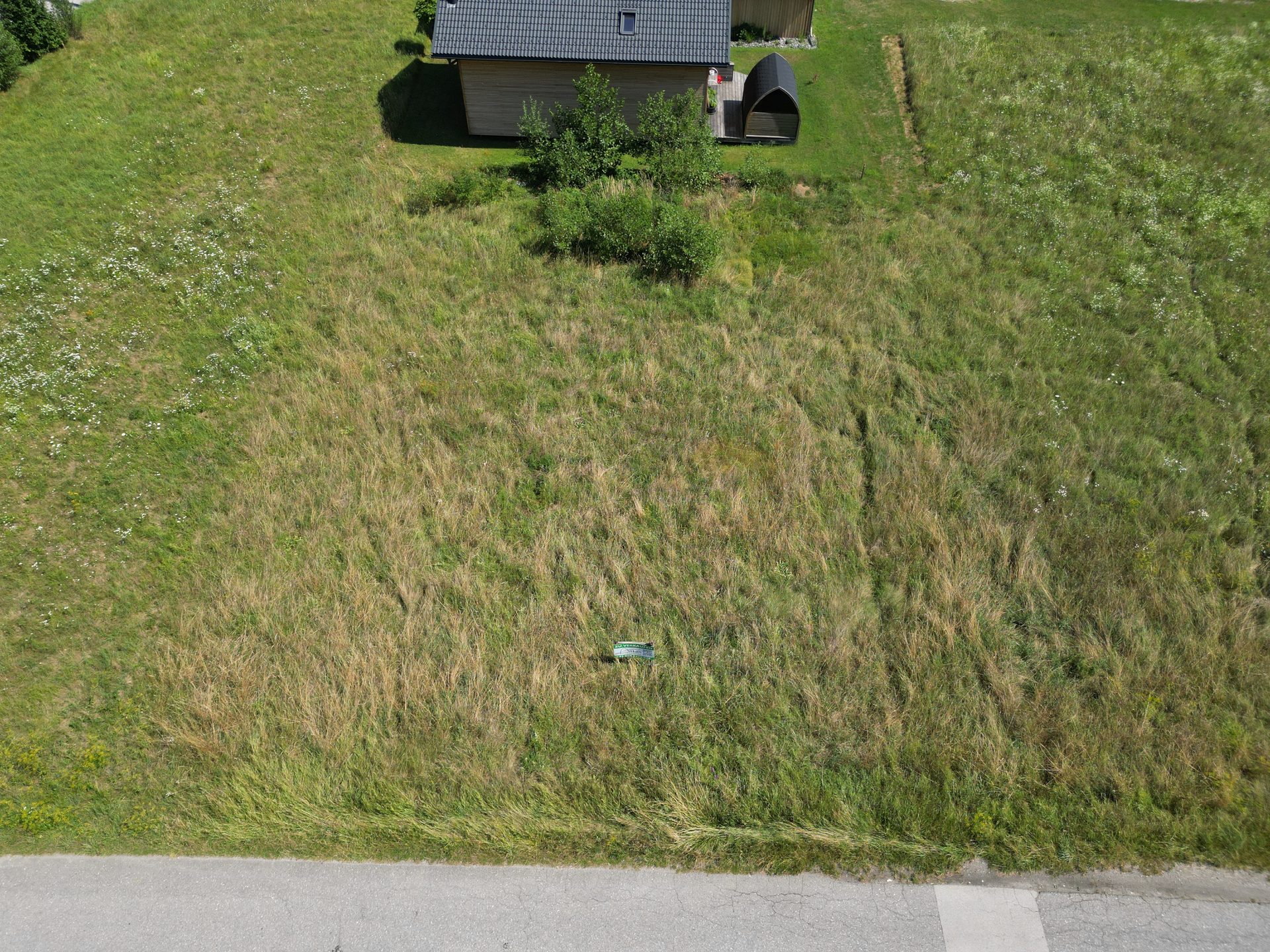 Grundstück von oben