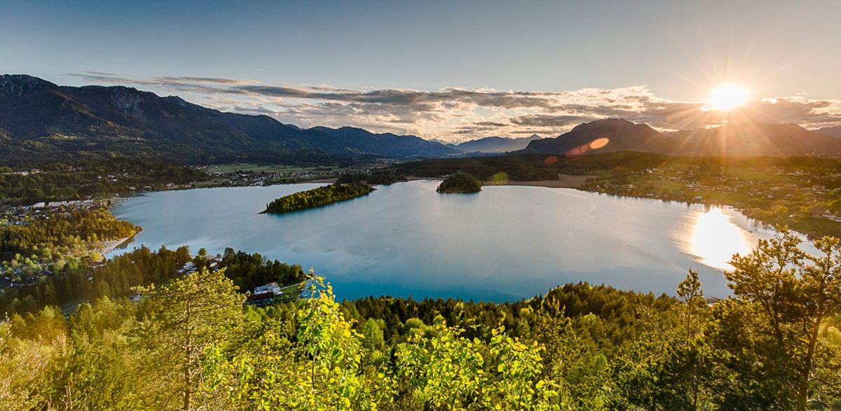 Blick auf den Faaker See