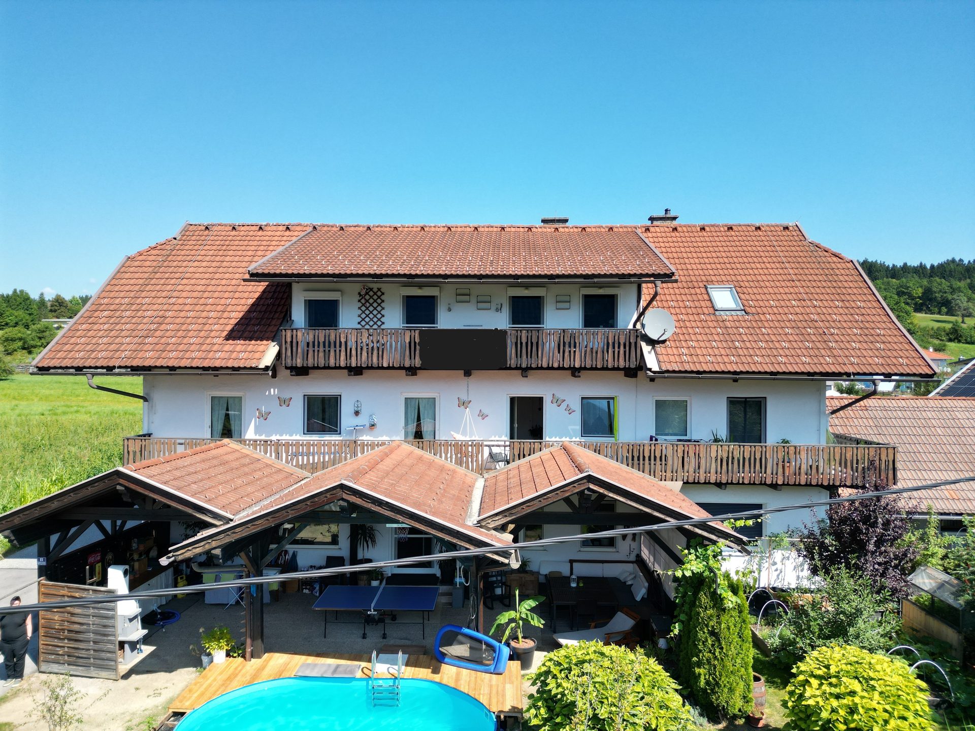 Liegenschaft aus der Luft